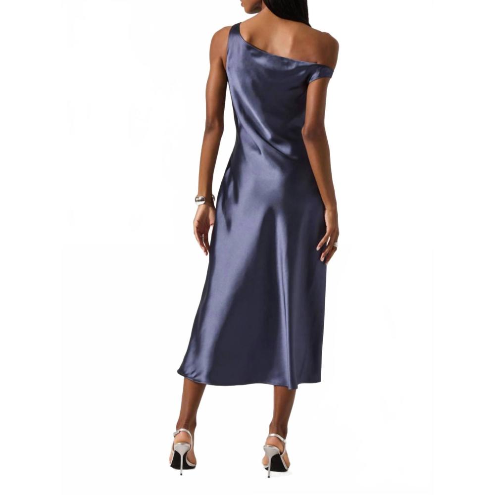 NEW ASTR elain dress in indigo - Picture 4 of 7